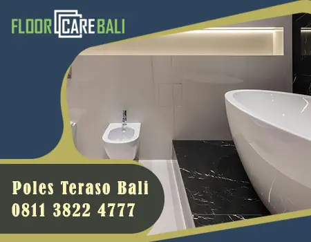 jasa poles lantai teraso di Bali